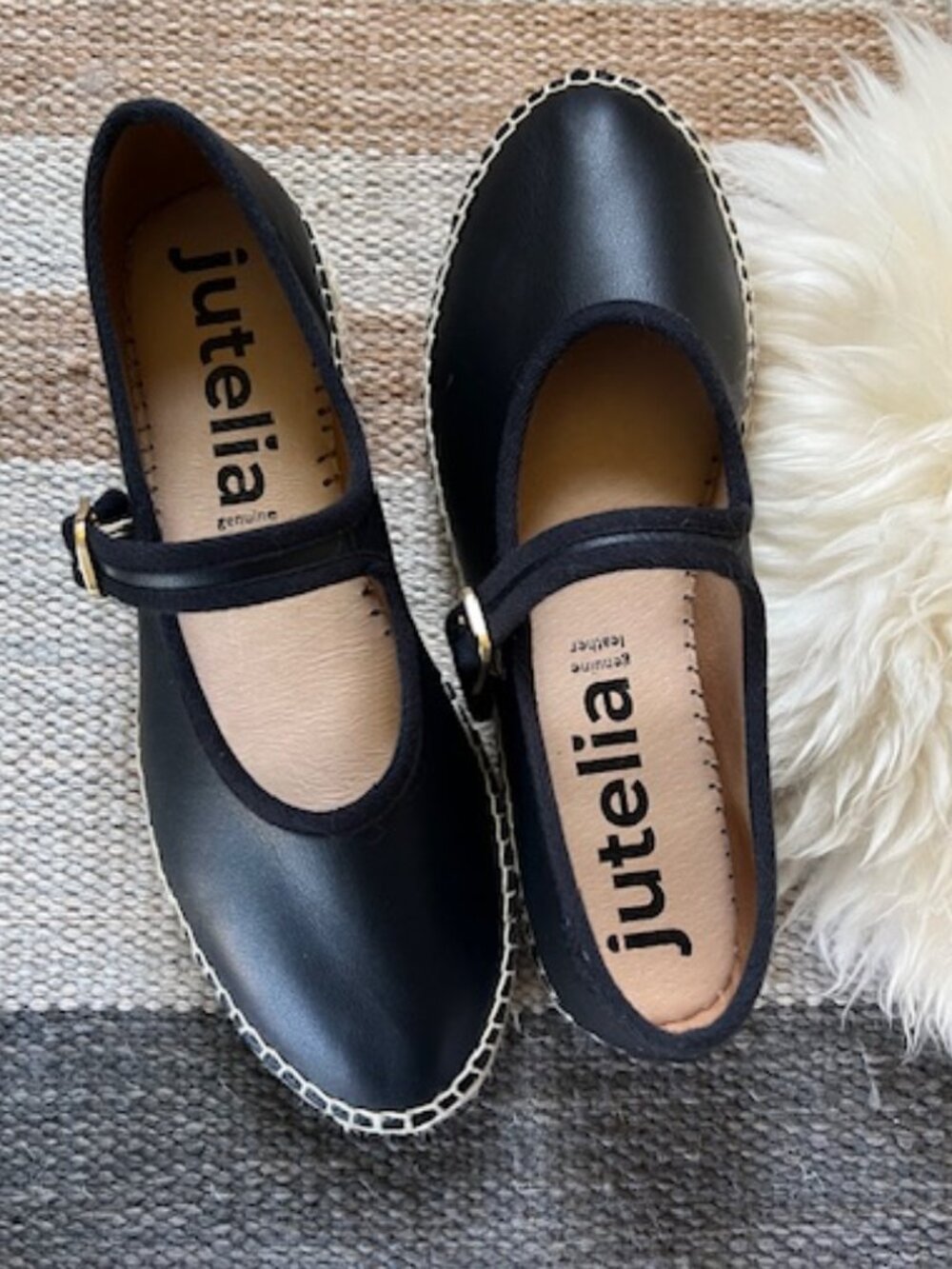 Black, Jutelia Espadrilles